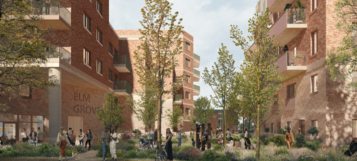 Elm Grove development of up to 300 new high quality and sustainable homes in Sutton.