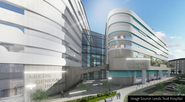 CGI of Leeds General Infirmary Redevelopment 