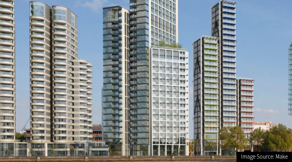 CGI of the Ocubis 900 room hotel development in Lambeth, London