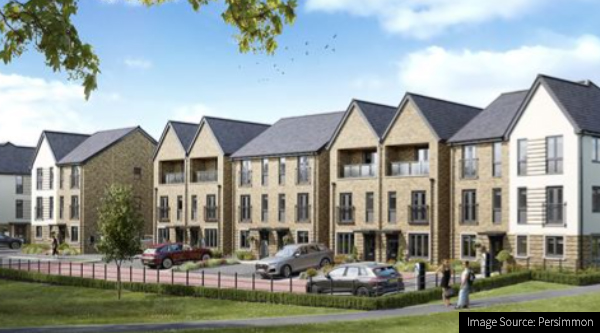 CGI of Persimmon's Regents Village Housing Development in Cheltenham