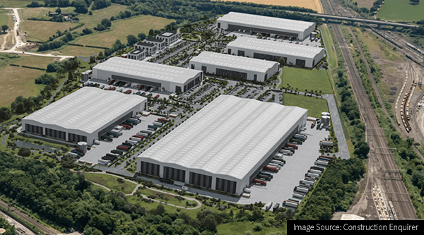 New warehousing and logistics project at Weston M6 Business Park.