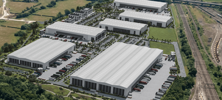 New warehousing and logistics project at Weston M6 Business Park.