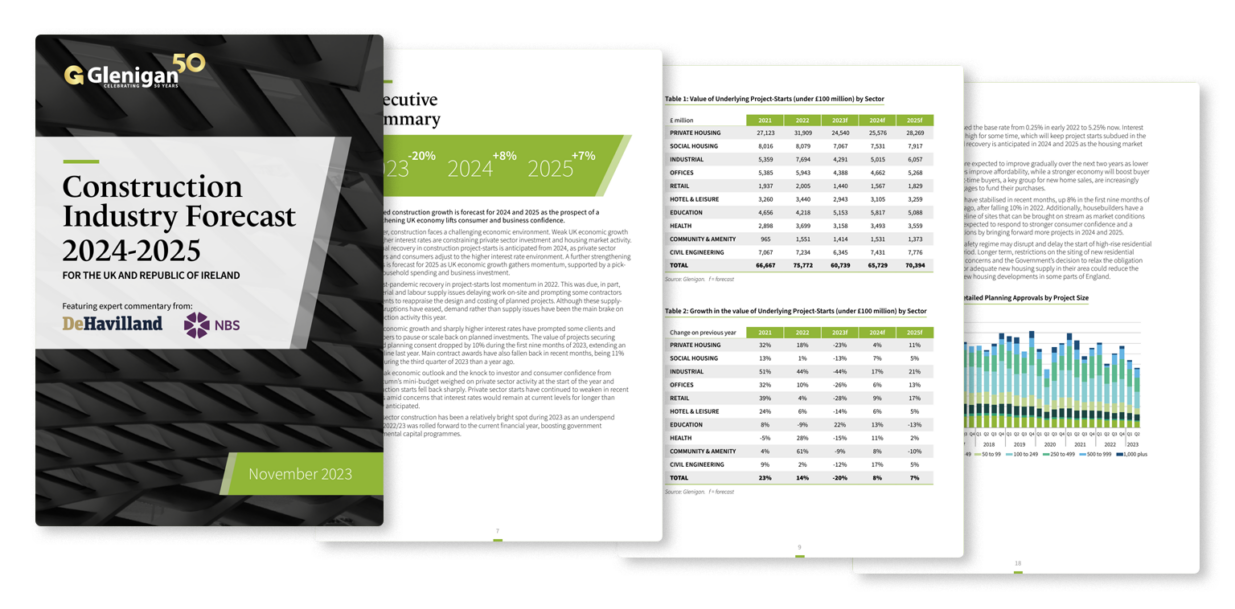 Construction Industry Forecast 20242025 Glenigan